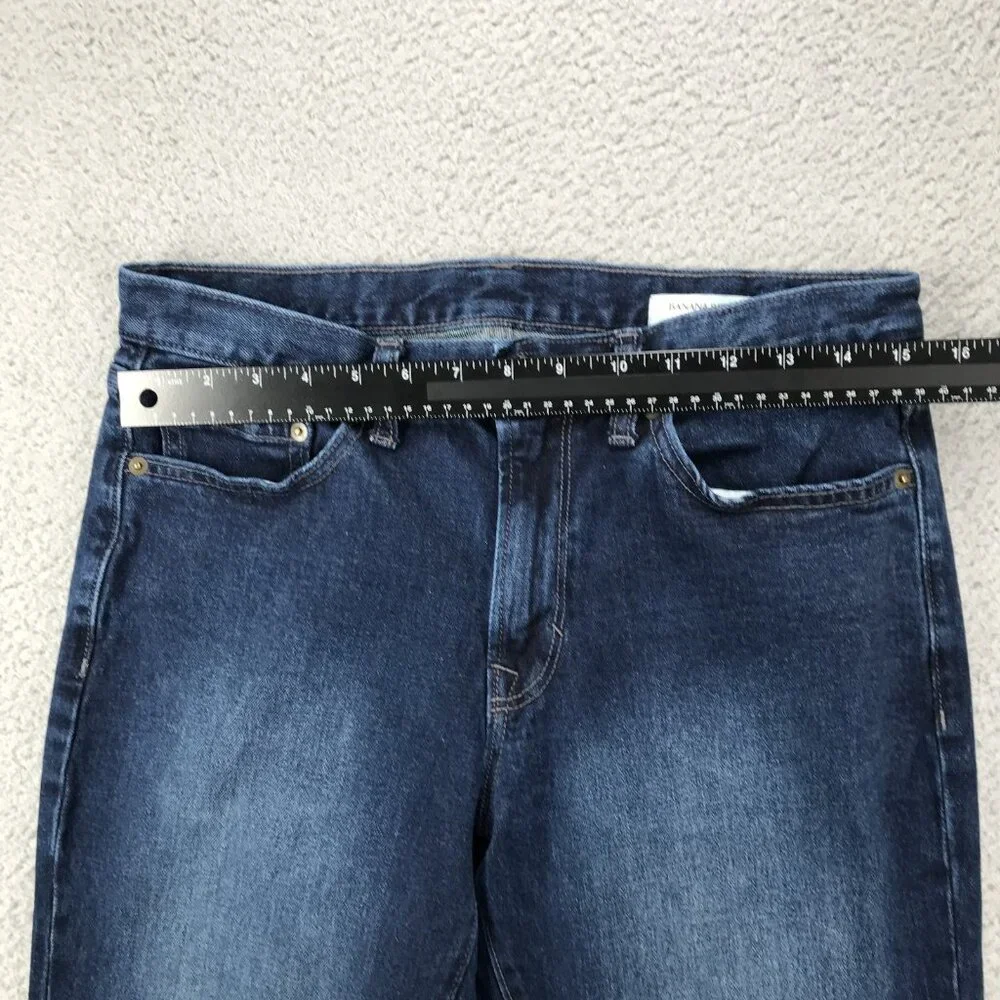 BANANA REPUBLIC Factory Jeans Mens 30x30 Slim Fit Standard Dark Washwell‎ Denim
